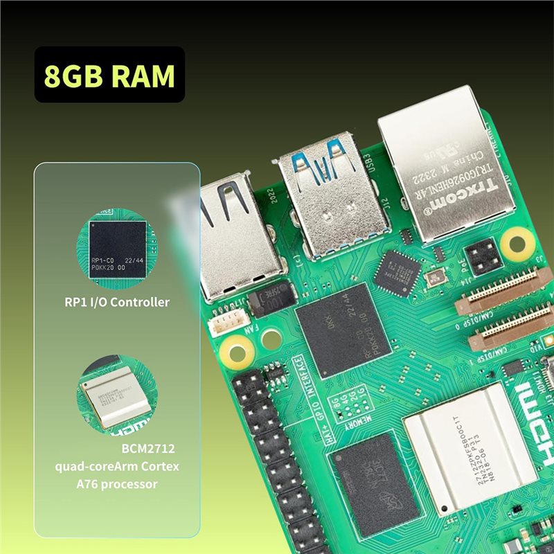 T23C For Irasptek Starter Kit  - огляд і ціна Raspberry Pi 5 8Gb Board