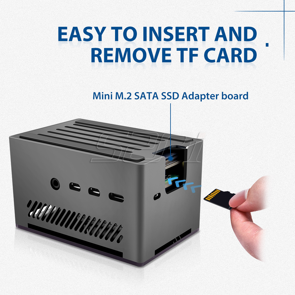 52Pi Raspberry Pi 4 Case Alumi - огляд і ціна Argon One V3 M.2 Nvme Case