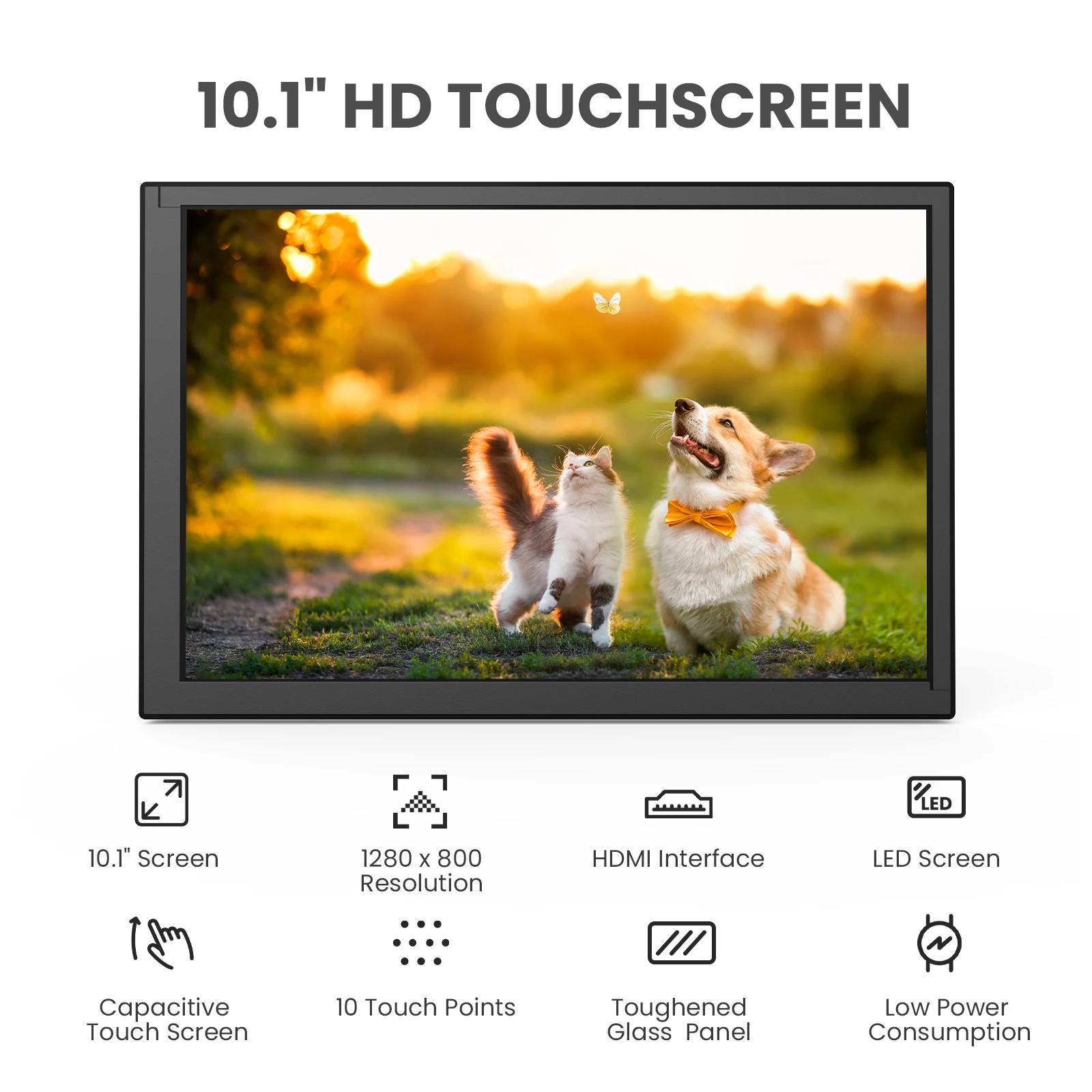 HDR 1280x800 IPS Capacitive To - огляд і ціна Raspberry Pi 10.1 Inch Capacitive Touch Screen Ips